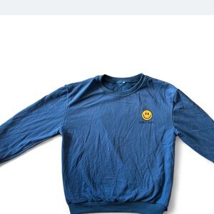 Blue women’s smiley Sweater